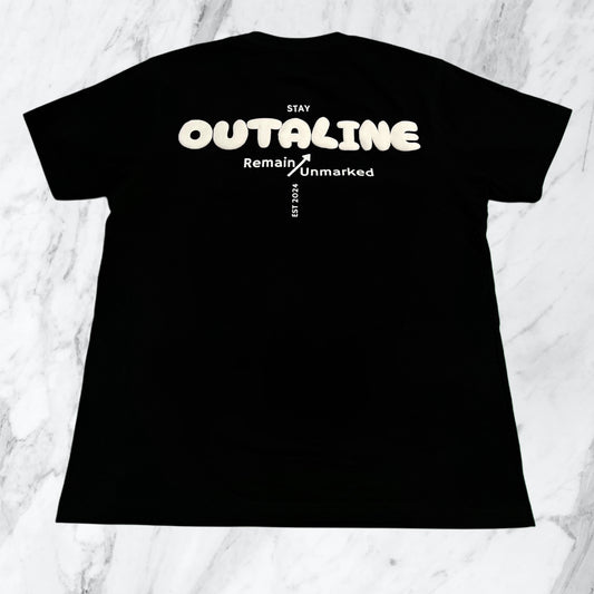 Black Remain Unmarked Oversized T shirt