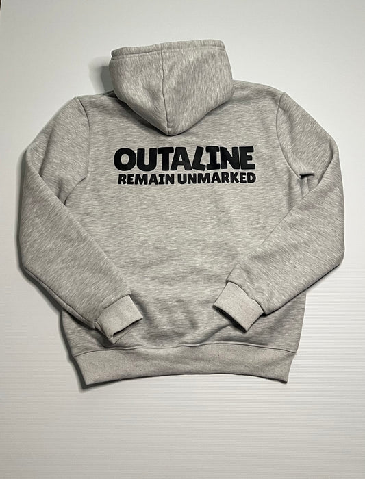 OutaLine Remain Unmarked Hoodie Grey/Black
