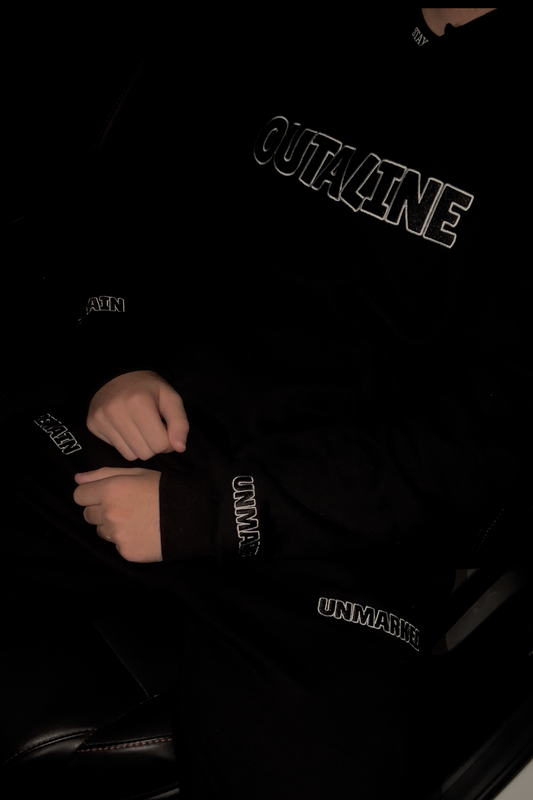 OutaLine Logo Trackpants Black/white