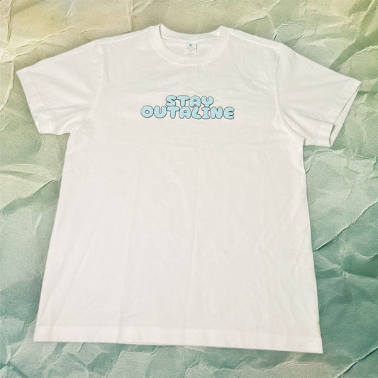 White Remain Unmarked Oversized T Shirt