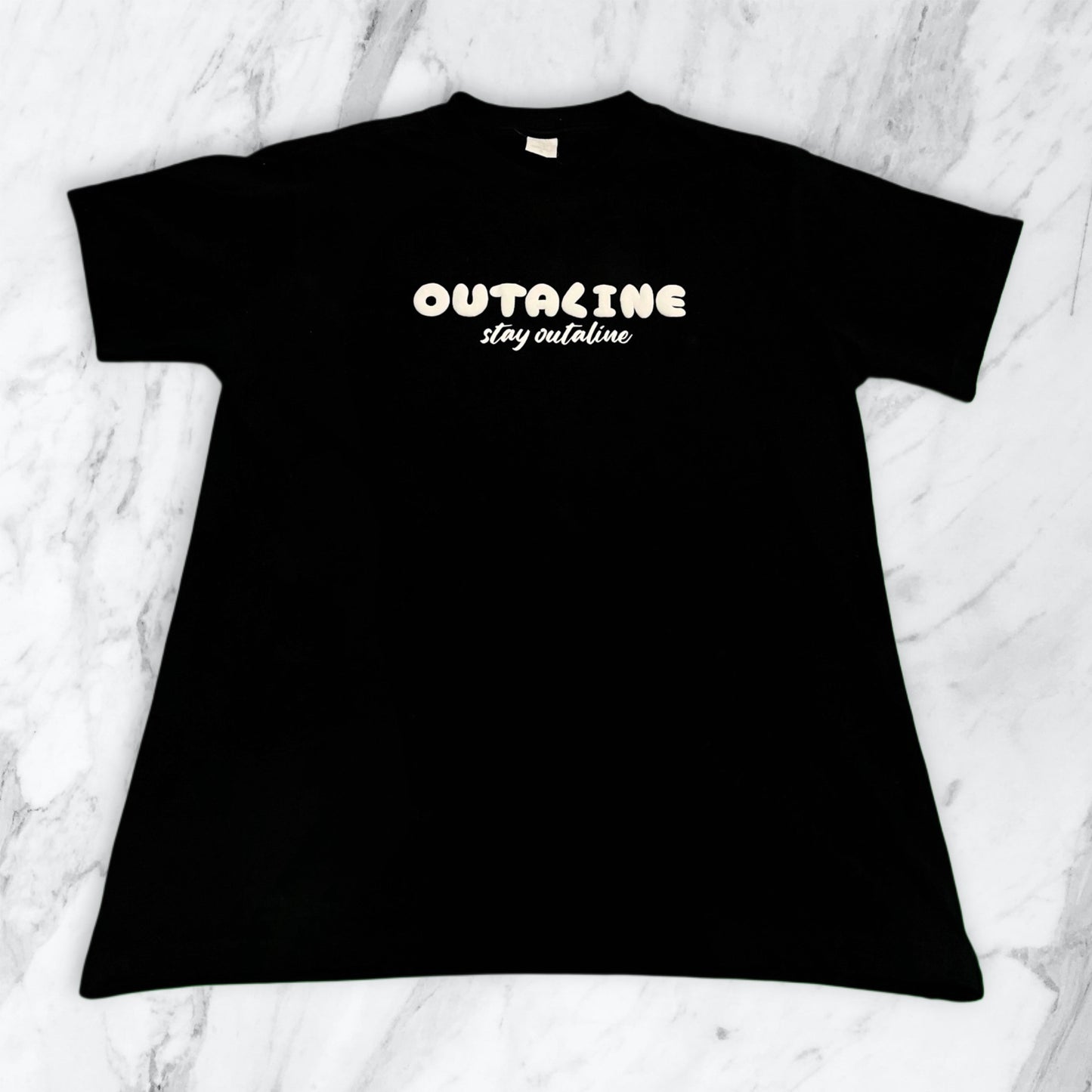 Black OutaLine Logo T shirt