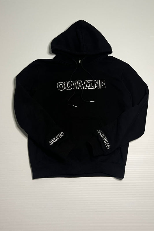 OutaLine Logo Hoodie Black/White